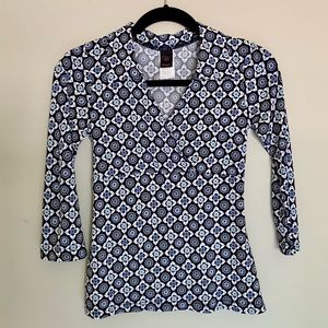 Vintage Y2k Surplice Cossover Top